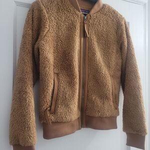 Patagonia Women's Los Gatos Bomber Jacket in Beech Brown. XS